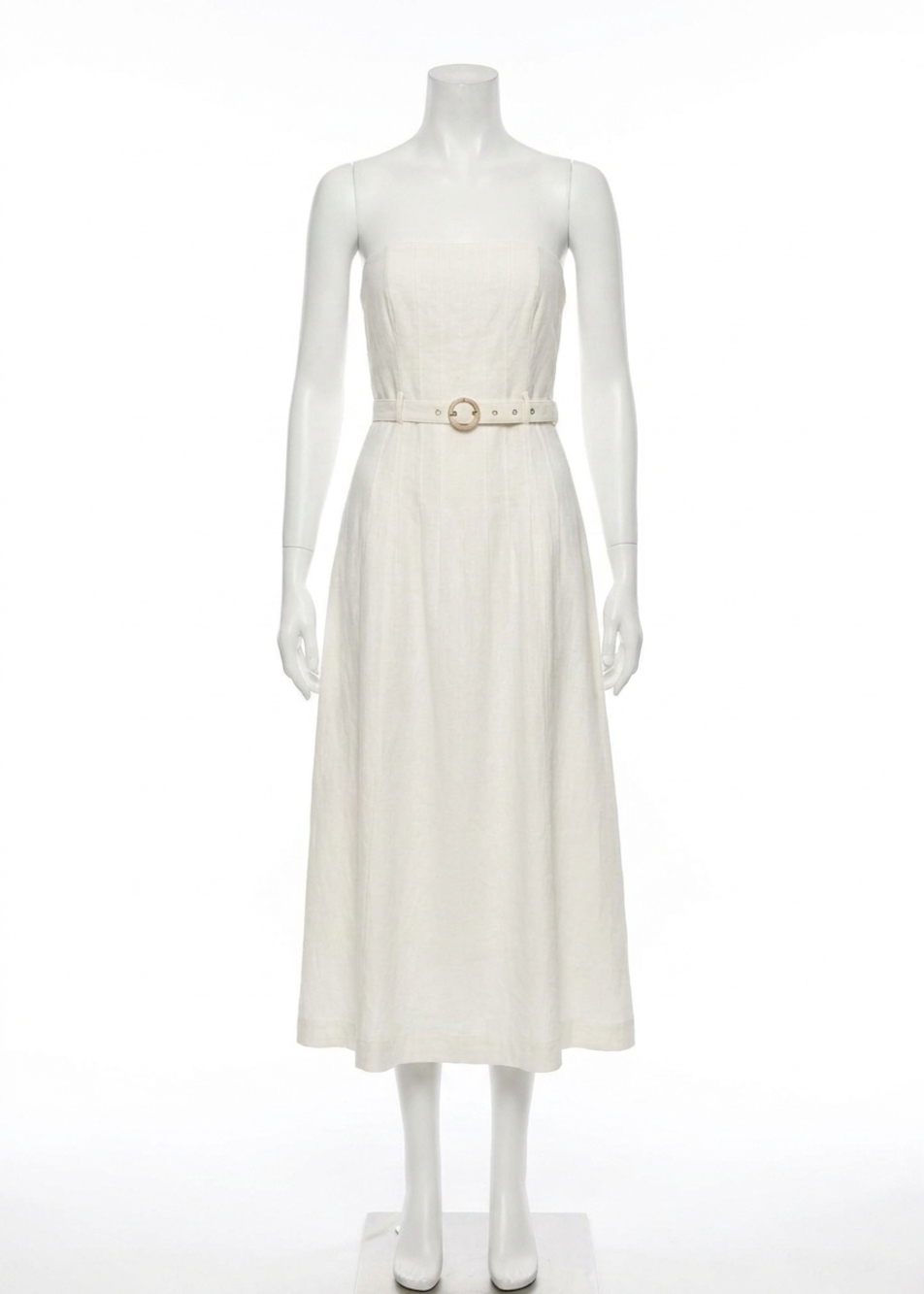 NEW CAMI NYC yena strapless dress in macadamia